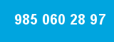 985 060 28 97 985 060 28 97